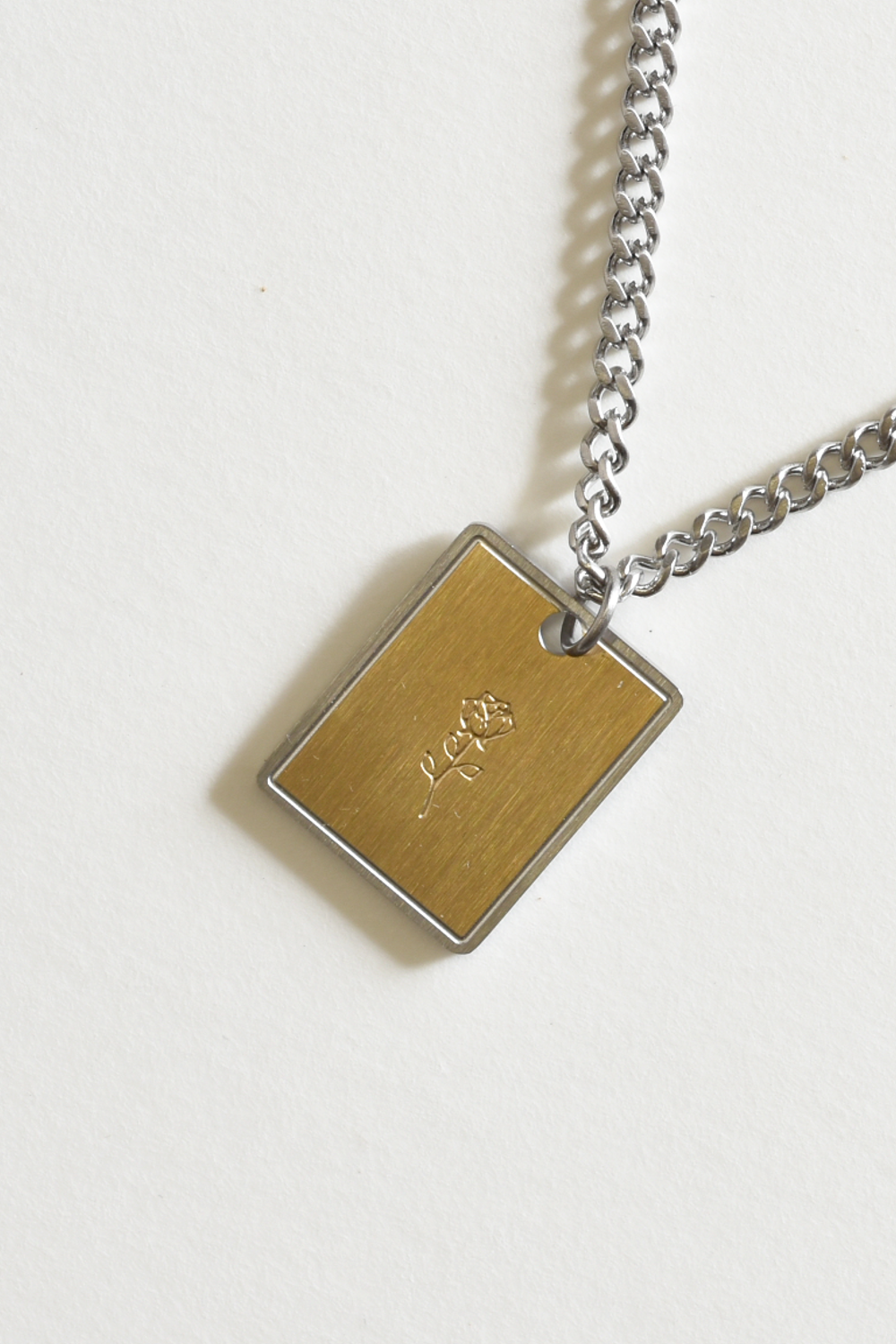 Rose Pendant Necklace - Unisex