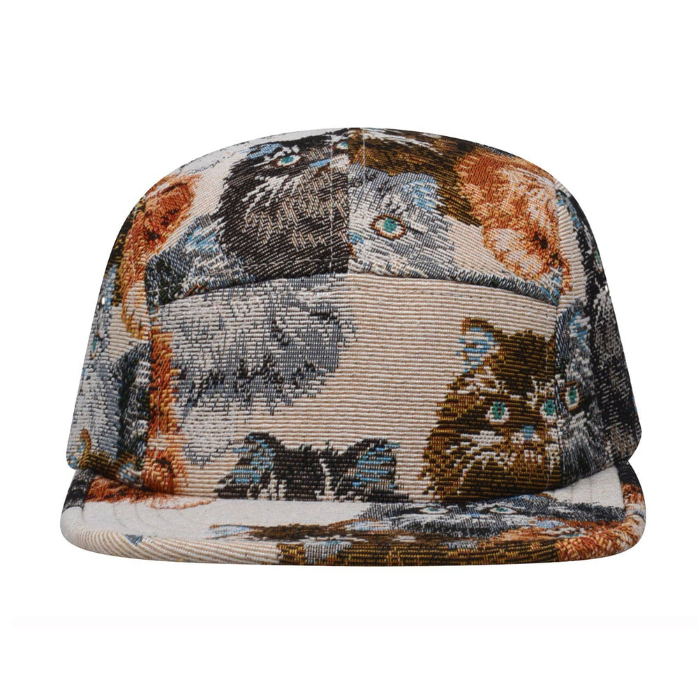 HatPhile Unique Cat Jacquard 5-Panel Hat – Playful & Premium Designs
