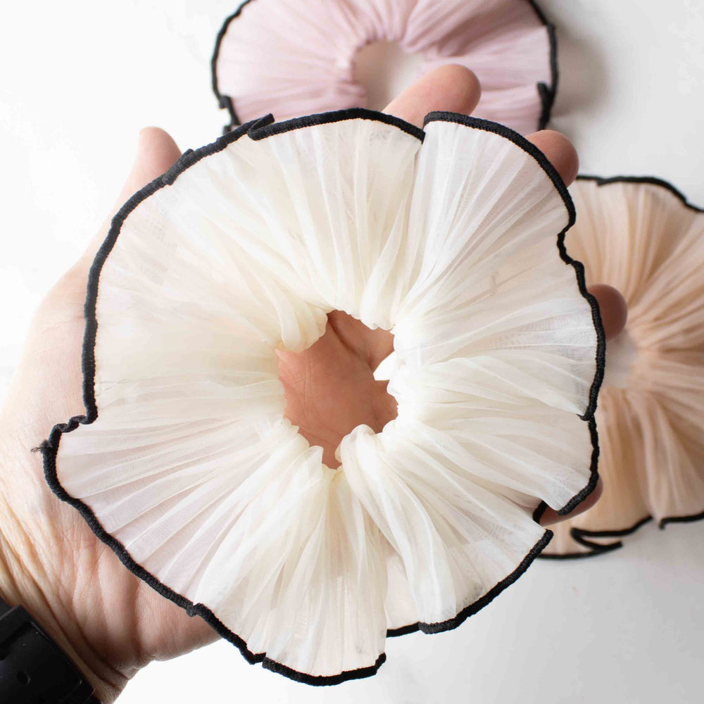 
                      
                        Pleated Organza Scrunchie
                      
                    