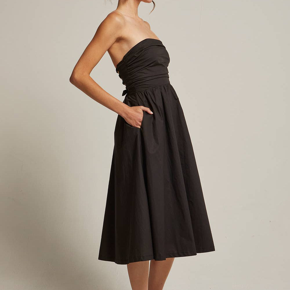 
                      
                        Kate Fit And Flare Back Tie Midi Dress
                      
                    