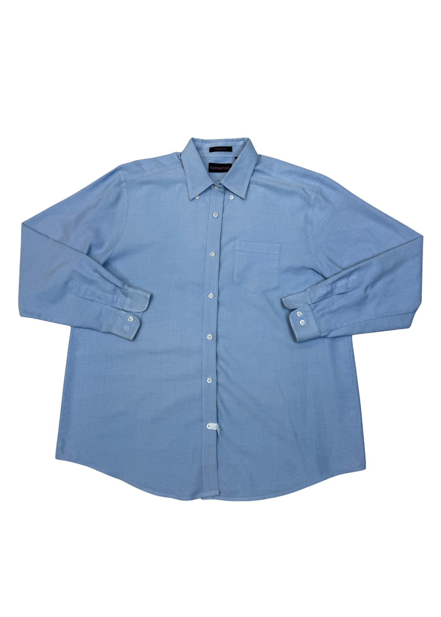 Pre-loved Ultra Club Blue Oxford Shirt - Size L