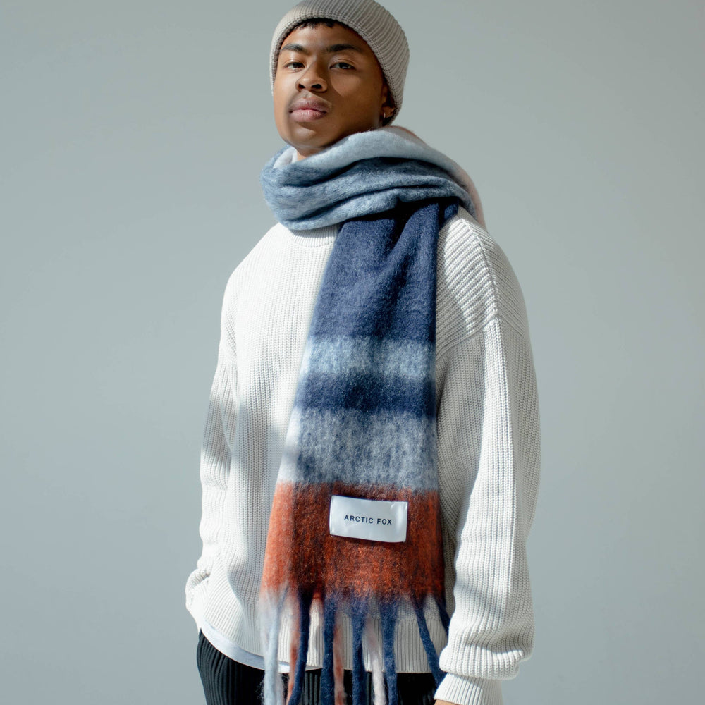 
                      
                        The Stockholm Scarf - 100% Recycled - Winter Lagoon
                      
                    
