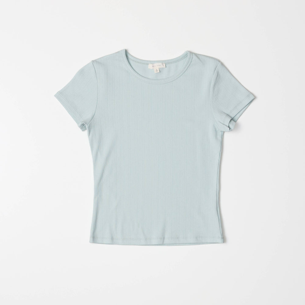 The Deborah Baby Tee in Sage