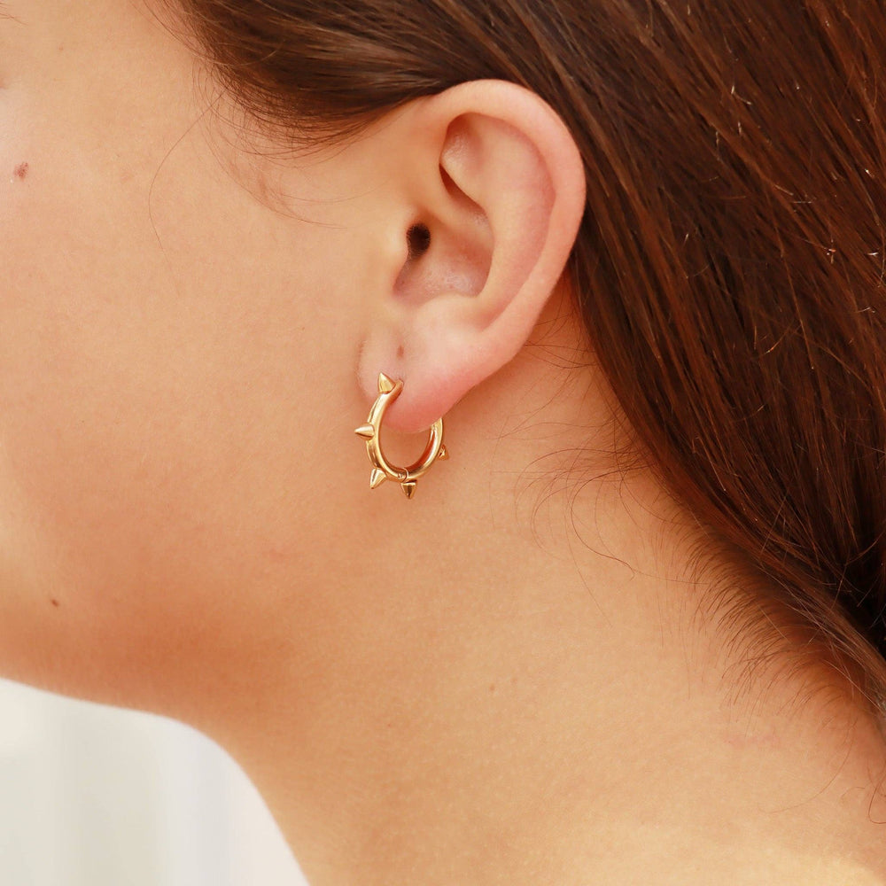 Spike Hoop Earrings