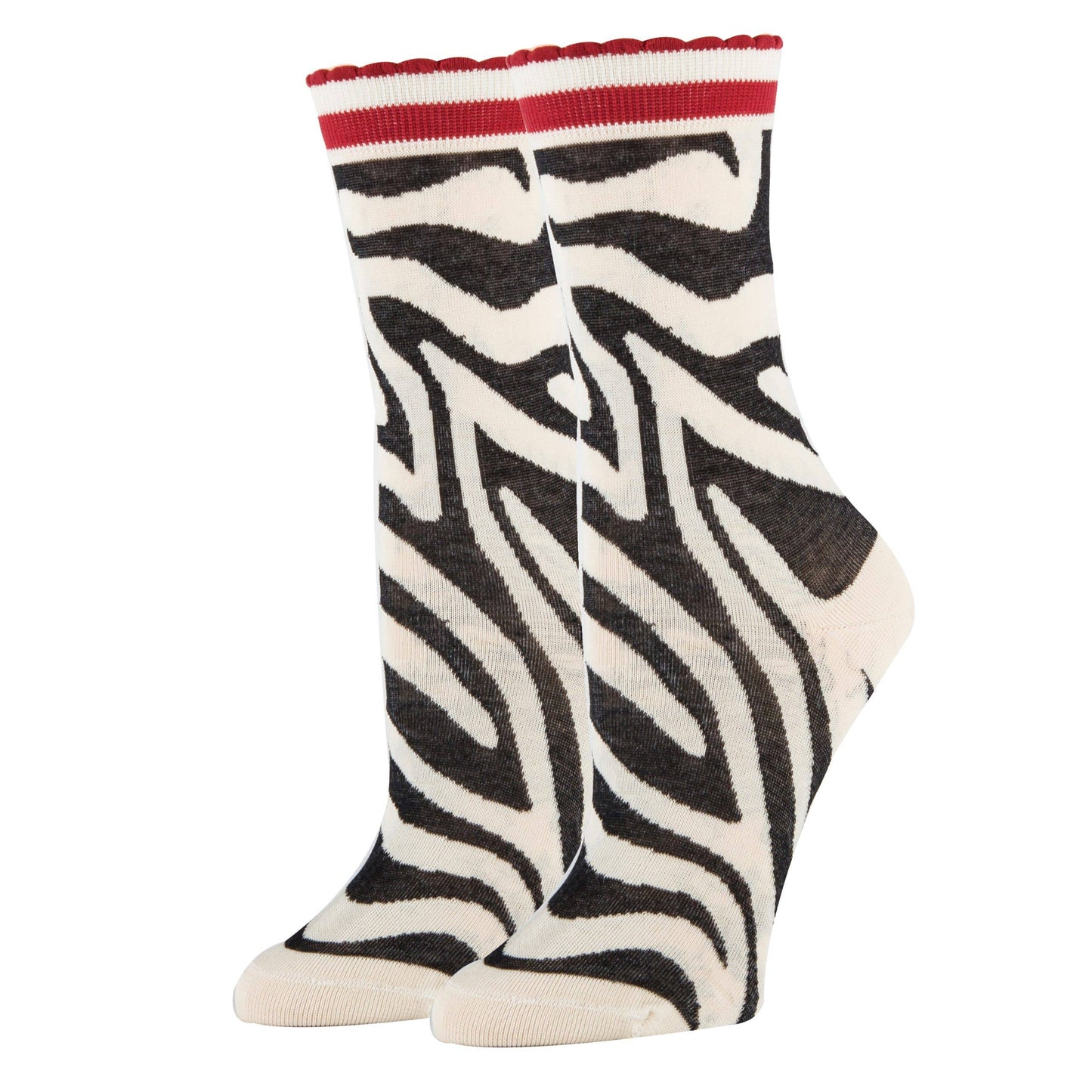 Feral Vibes | Women's Premium Cotton Crew Dress Socks