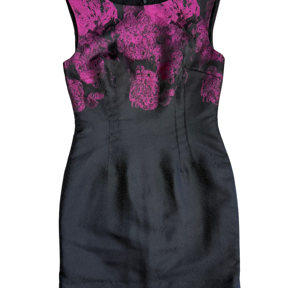 Pre-loved Pink & Black Cocktail Mini Dress - Size M
