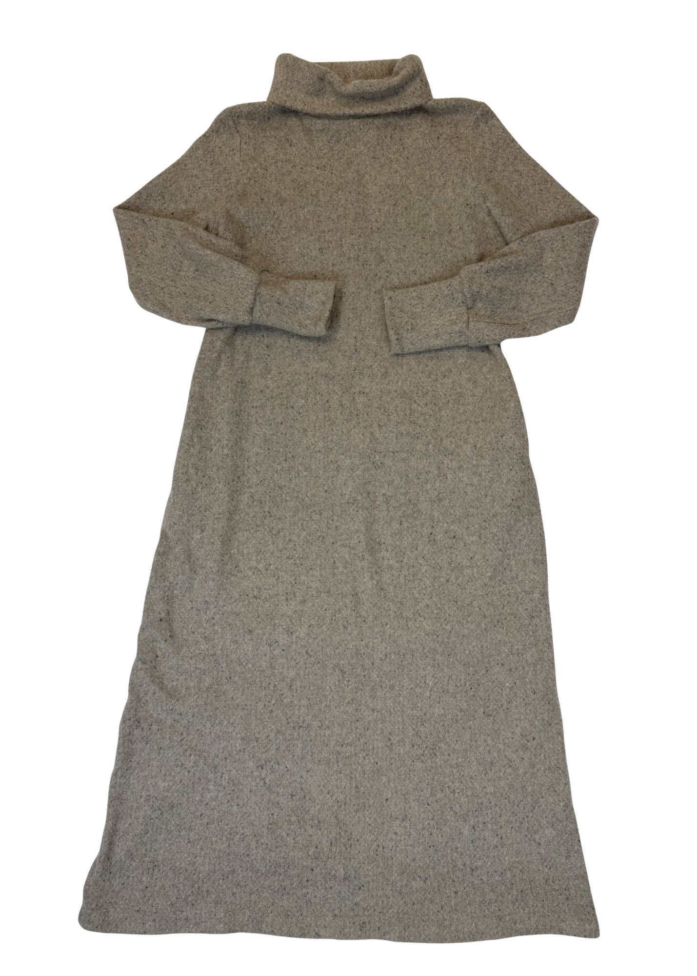Pre-loved Gray Maxi Turtleneck Dress - Size M