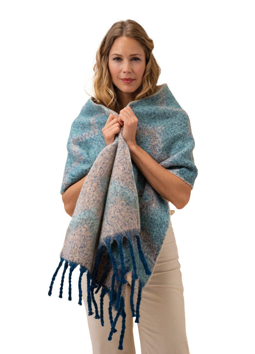 Melia Cosy Scarf - Denim