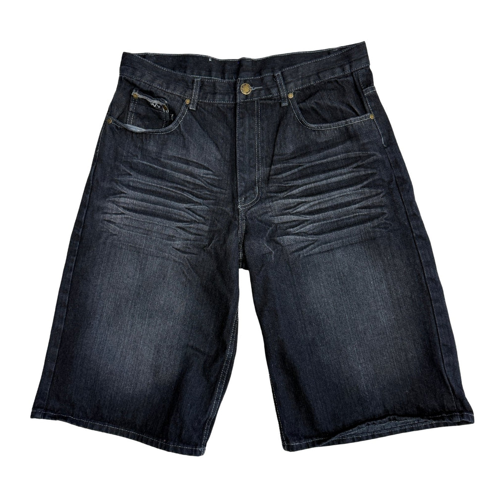 Pre-loved Indigo Long Shorts - Size L/XL (34)