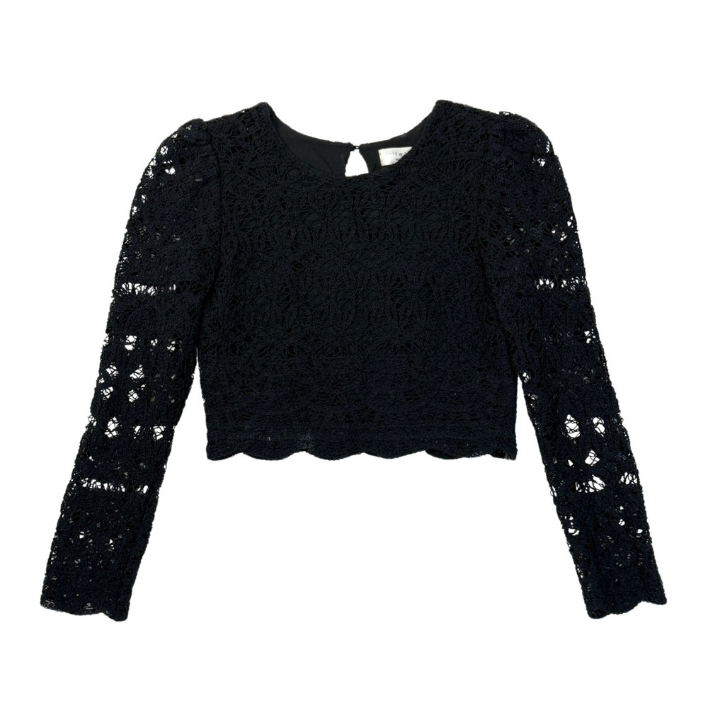 Pre-loved Salt Water Luxe Macramé Cropped Top - Size M