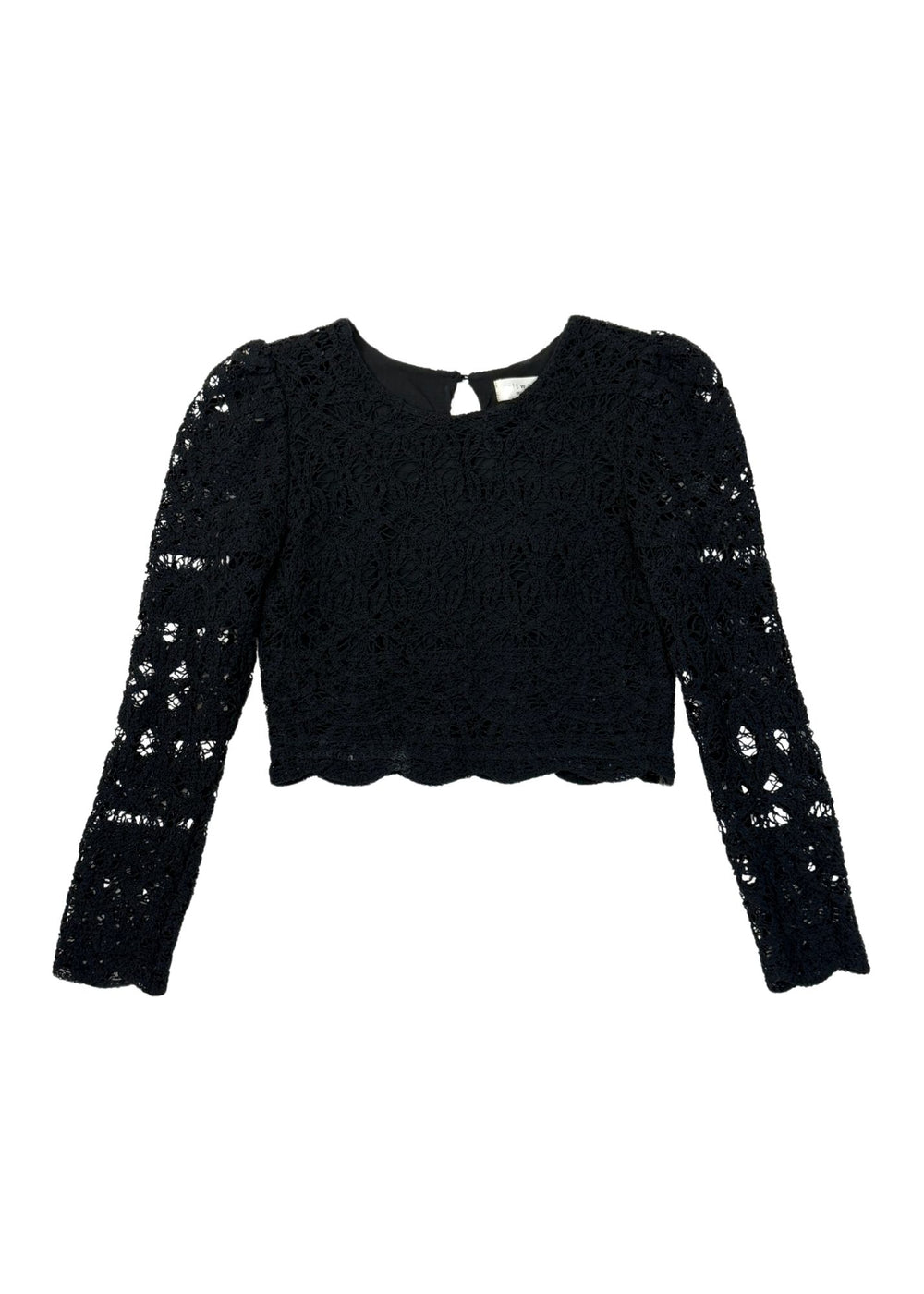 Pre-loved Salt Water Luxe Macramé Cropped Top - Size M