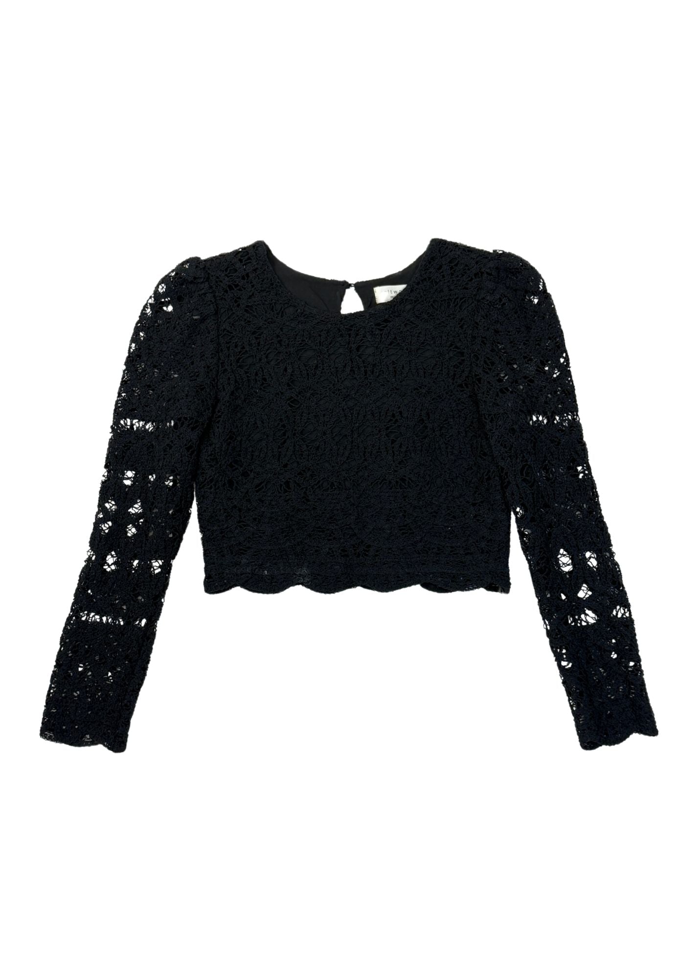 Pre-loved Salt Water Luxe Macramé Cropped Top - Size M