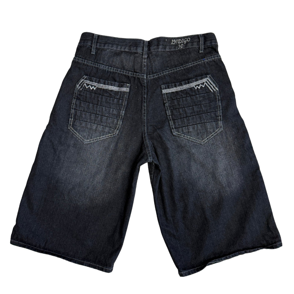 Pre-loved Indigo Long Shorts - Size L/XL (34)