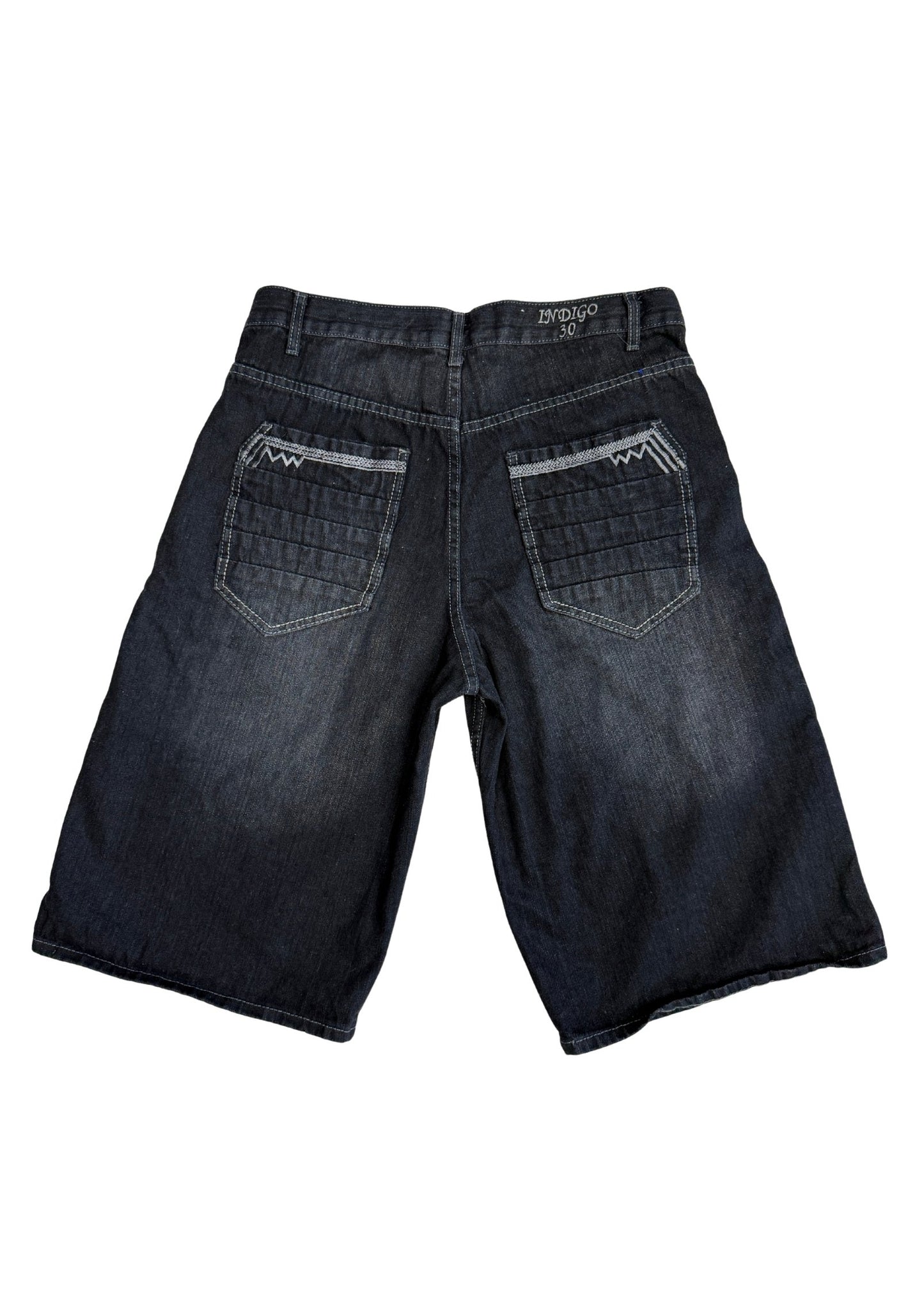 Pre-loved Indigo Long Shorts - Size L/XL (34)