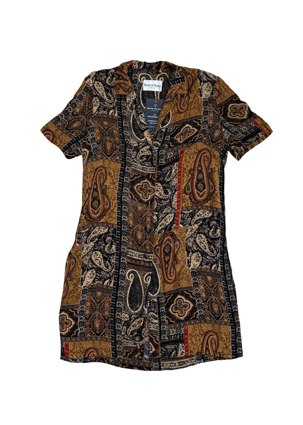 Pre-loved Paisley Dress - Size S/M