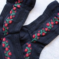 Floral Mesh casual socks