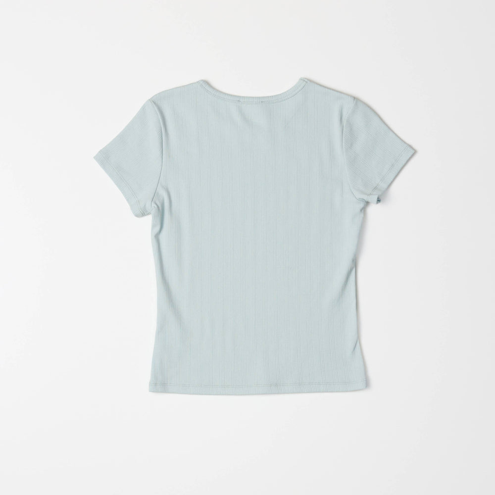 The Deborah Baby Tee in Sage