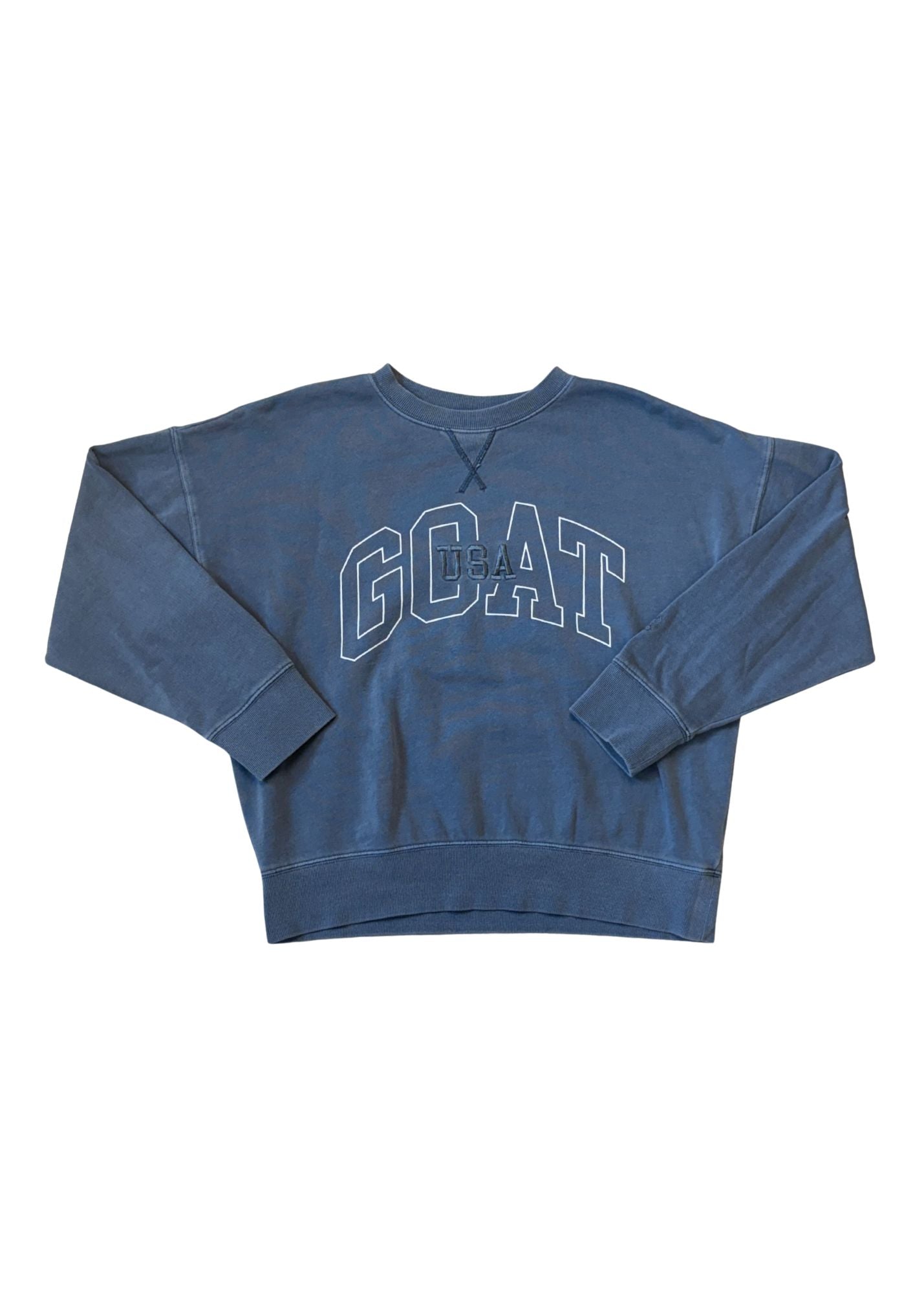 Pre-loved ‘GOAT’ USA Blue Sweatshirt - Size M