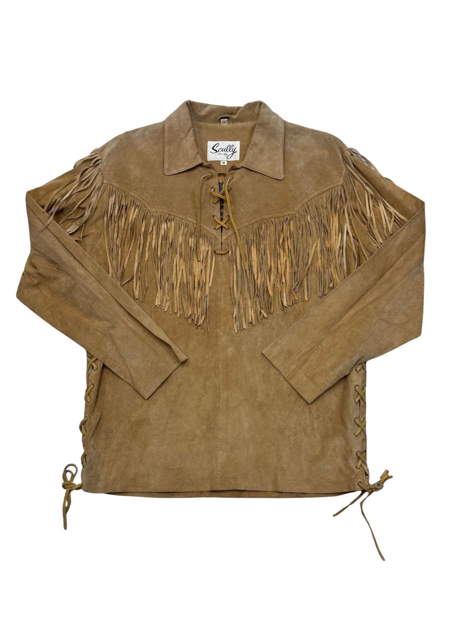 Vintage Scully Leather Cowboy Shirt - Size M