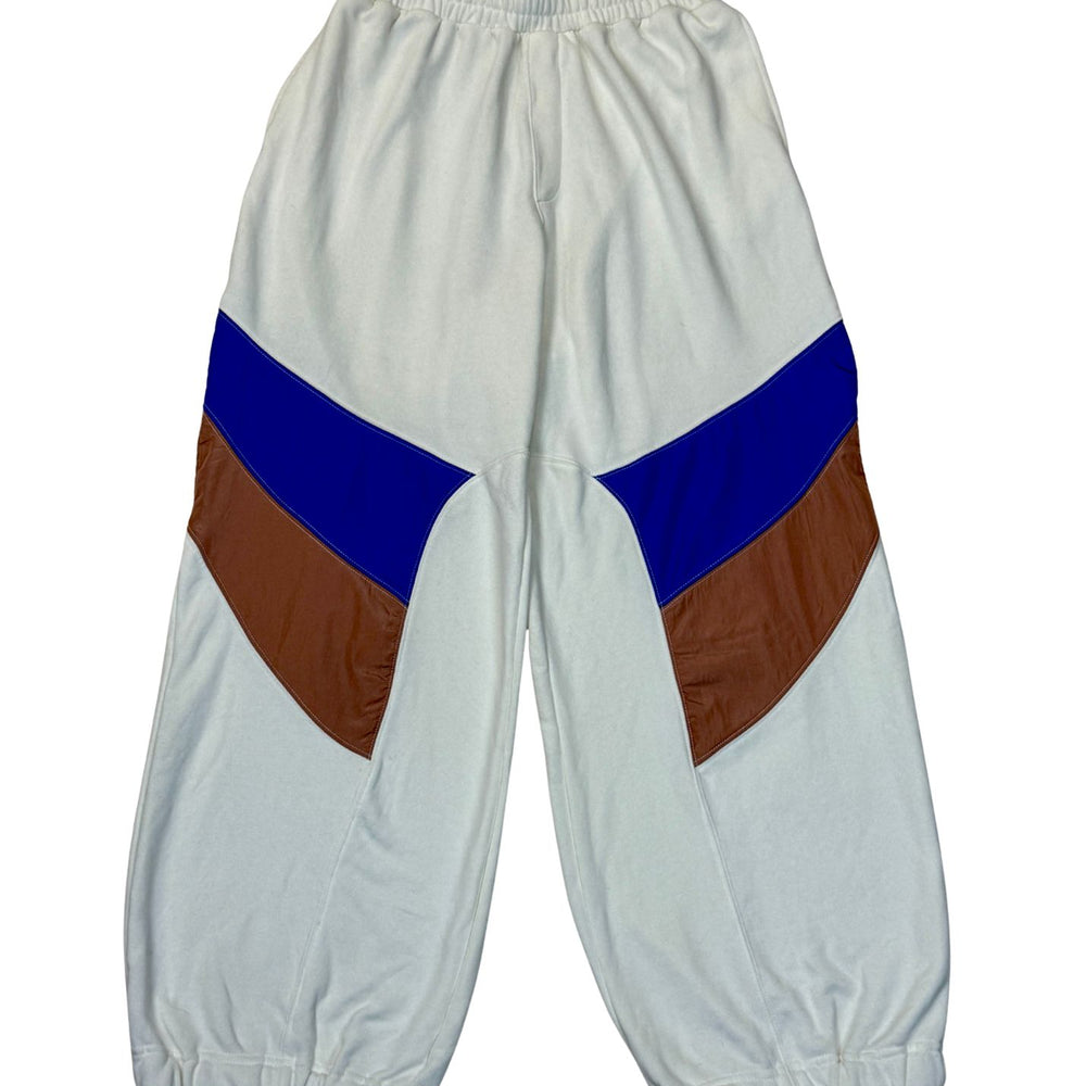 Pre-loved FP Apres Ski Sweatpants with Blue & Brown Inlay - Size L