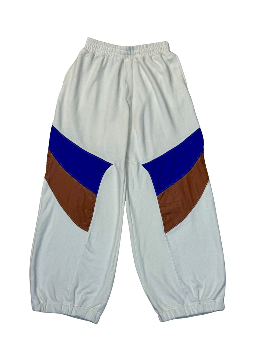 Pre-loved FP Apres Ski Sweatpants with Blue & Brown Inlay - Size L
