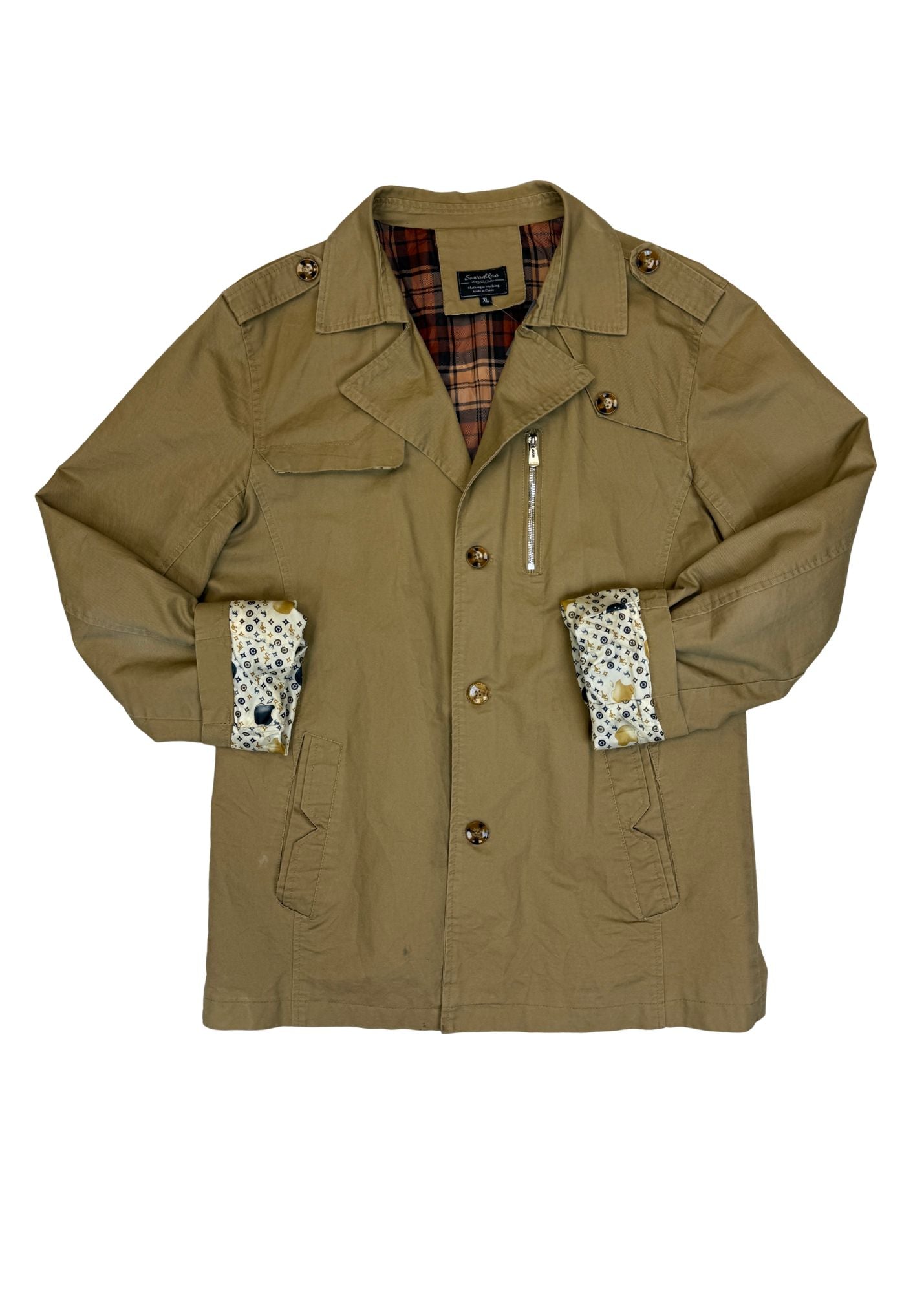 Pre-loved Lined Trench Coat - Size XL