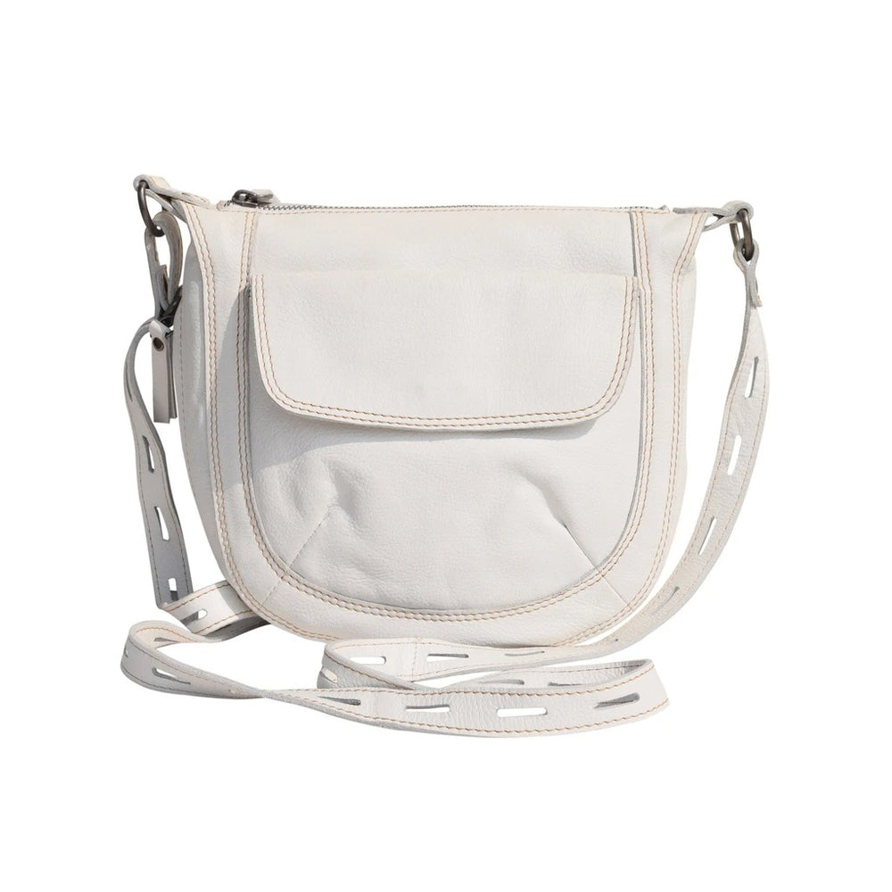 
                      
                        Alva Leather Bag - White
                      
                    