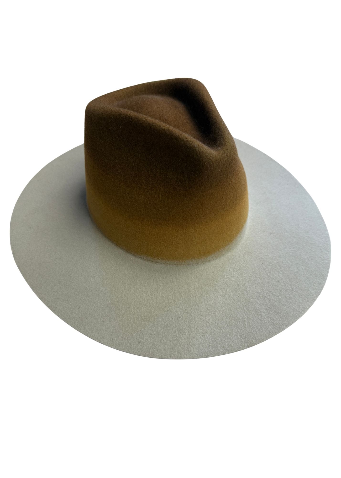 Ariel Wool Hat in Brown Oatmeal