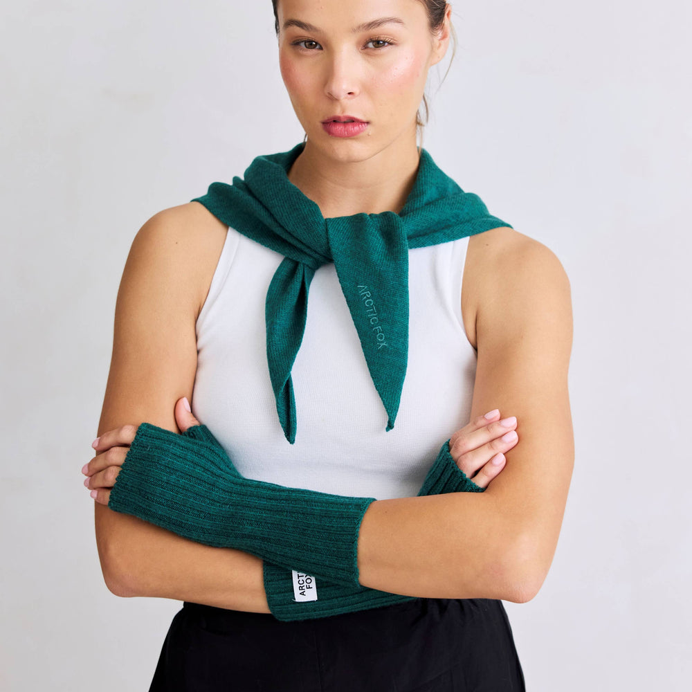 
                      
                        Merino Wool Fingerless Gloves - Alpine Fern
                      
                    