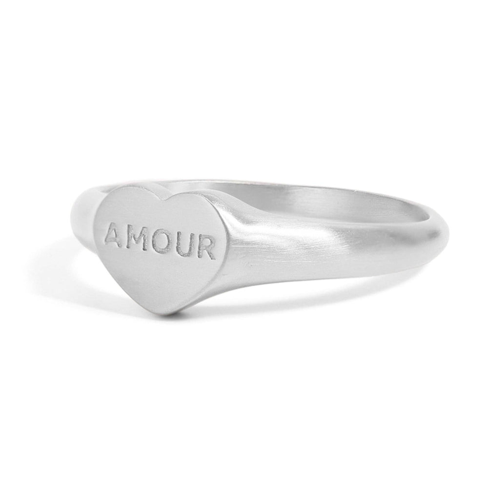 
                      
                        Amour Heart Signet Ring
                      
                    