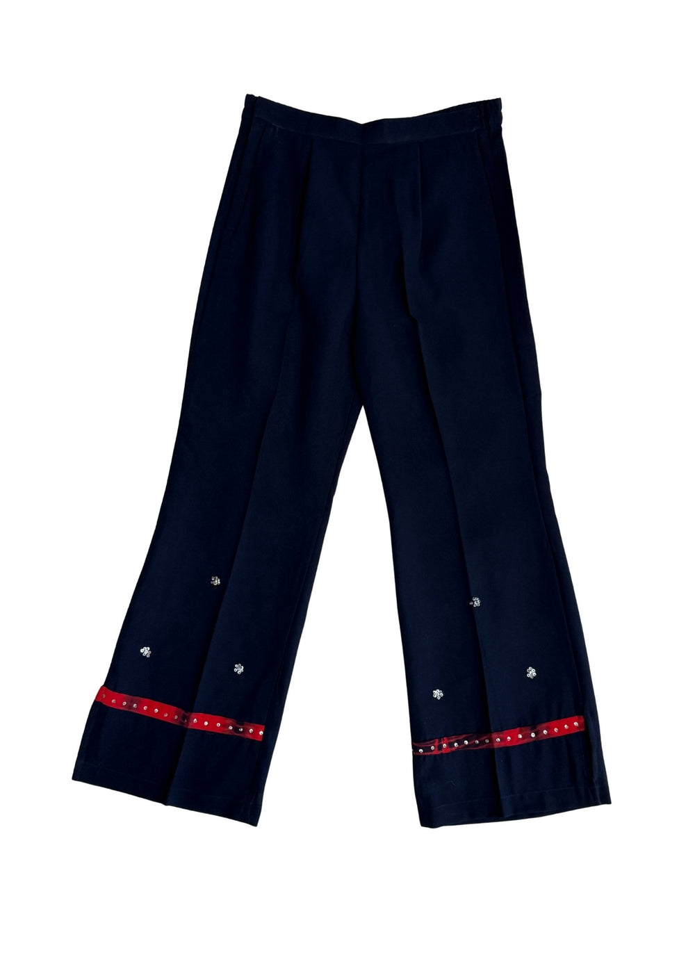 Pre-loved Navy Sequined Pants - Size M