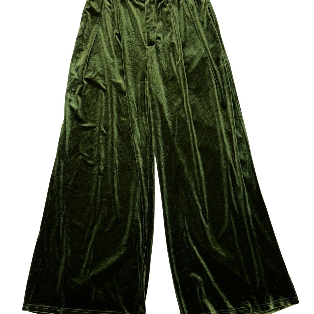 Pre-loved Green Velvet Trousers - Size S