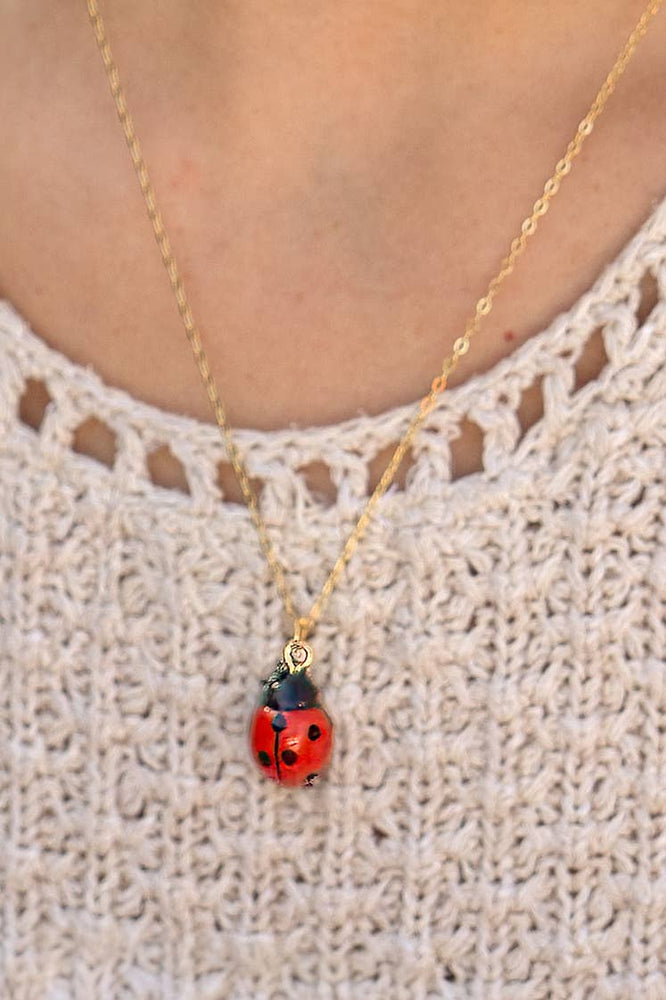 
                      
                        Tiny Ladybug Necklace
                      
                    