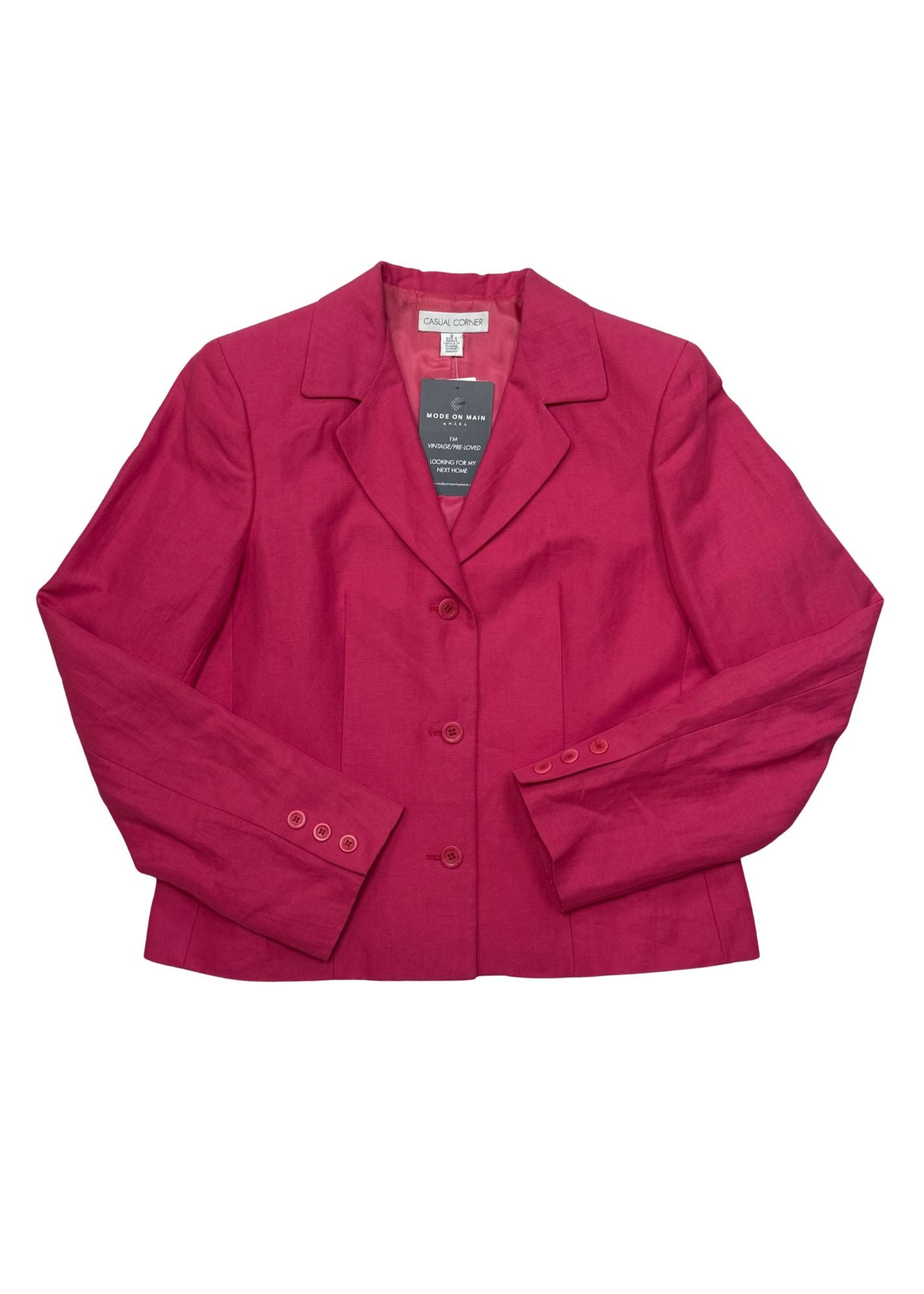 Vintage Casual Corner Pink Blazer - Size L