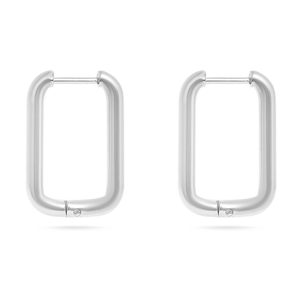 
                      
                        Rounded Rectangle Everyday Huggie Earrings
                      
                    