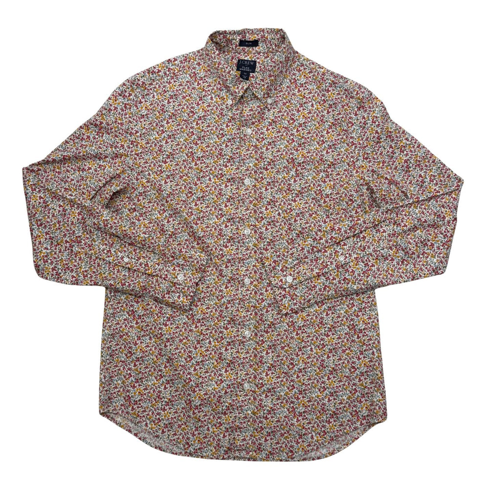 Pre-loved Unisex Petite Floral Button-down Top - Size M