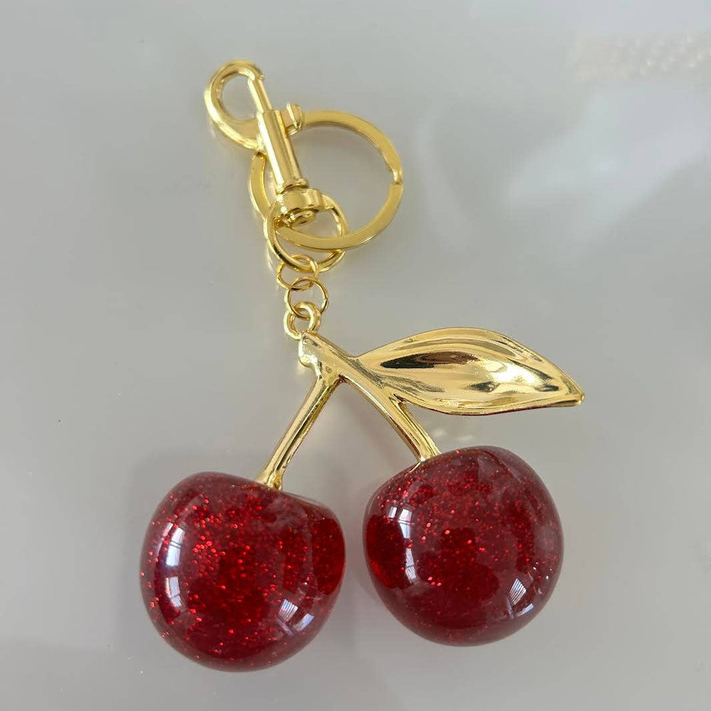 Cherry Bag Charm or Key Chain