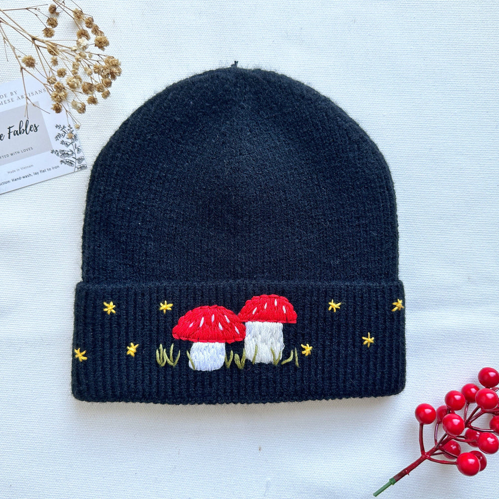 
                      
                        Hand-Embroidered Beanie
                      
                    