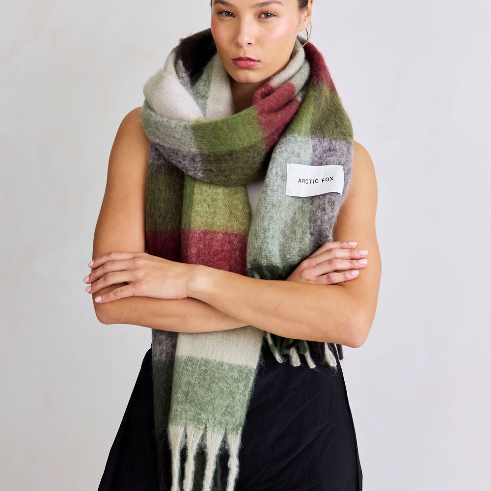 
                      
                        The Reykjavik Scarf - 100% Recycled - Mossy Green
                      
                    