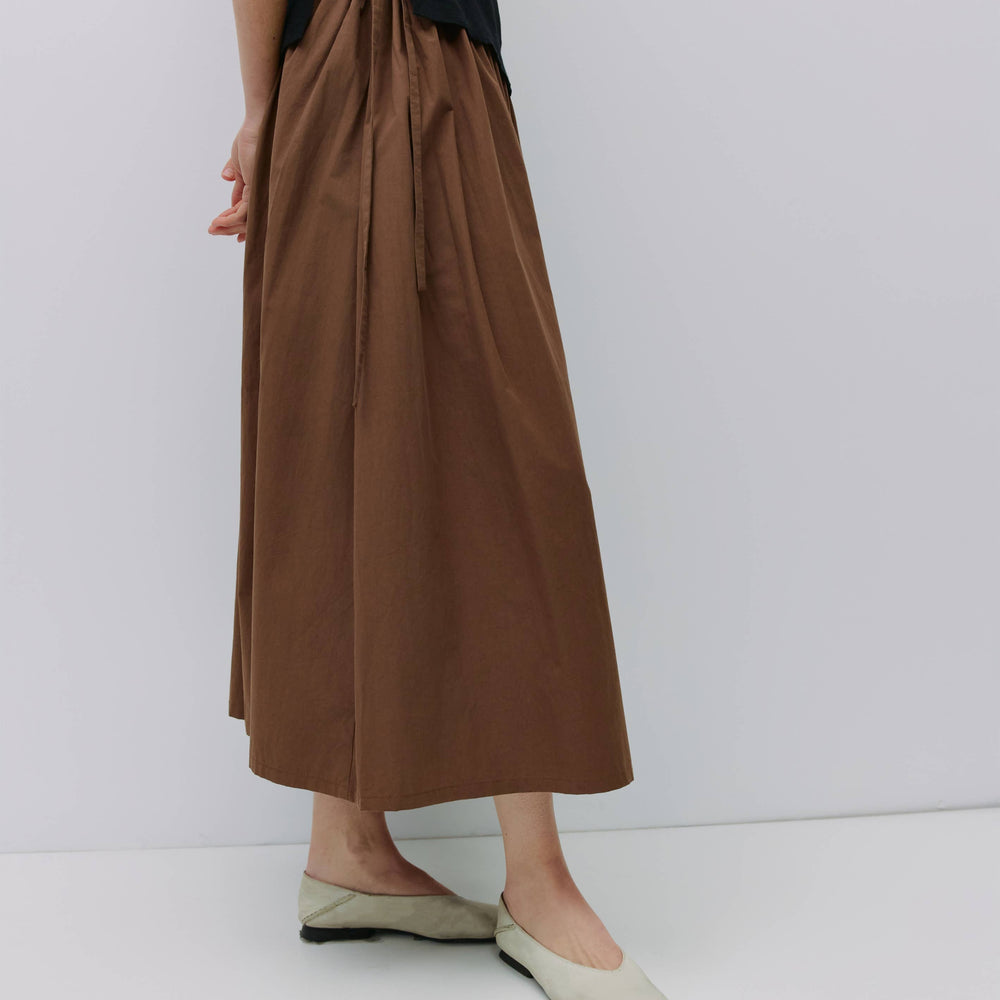 The Kiana Midi Skirt with Side Waist Ties