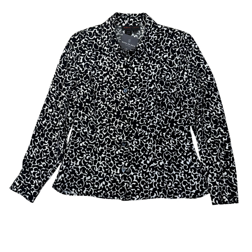 Luxury Pre-Loved 100% Silk Nina Mclemore Top - Size M