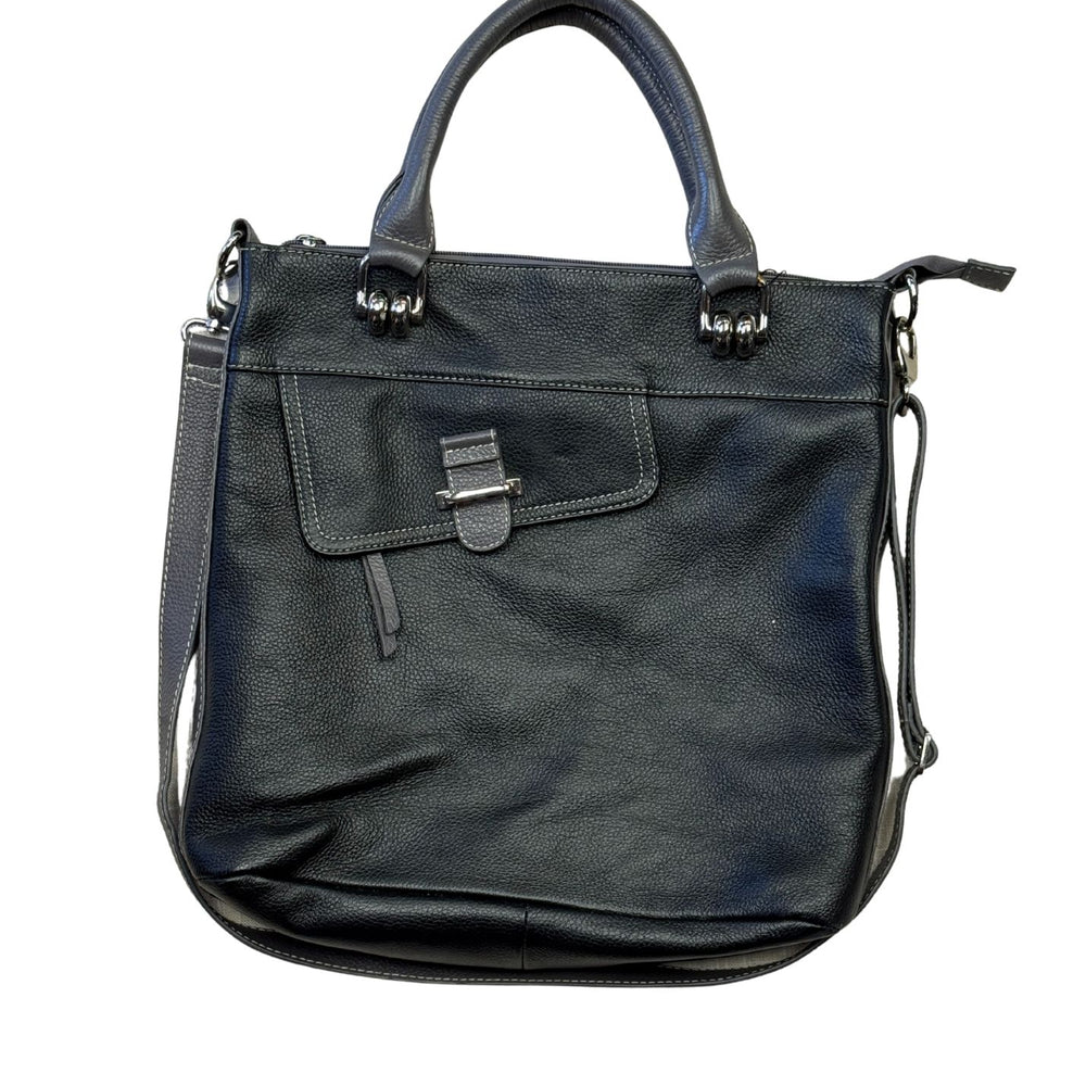 Pre-loved Vince Belle Black & Gray Tote Bag