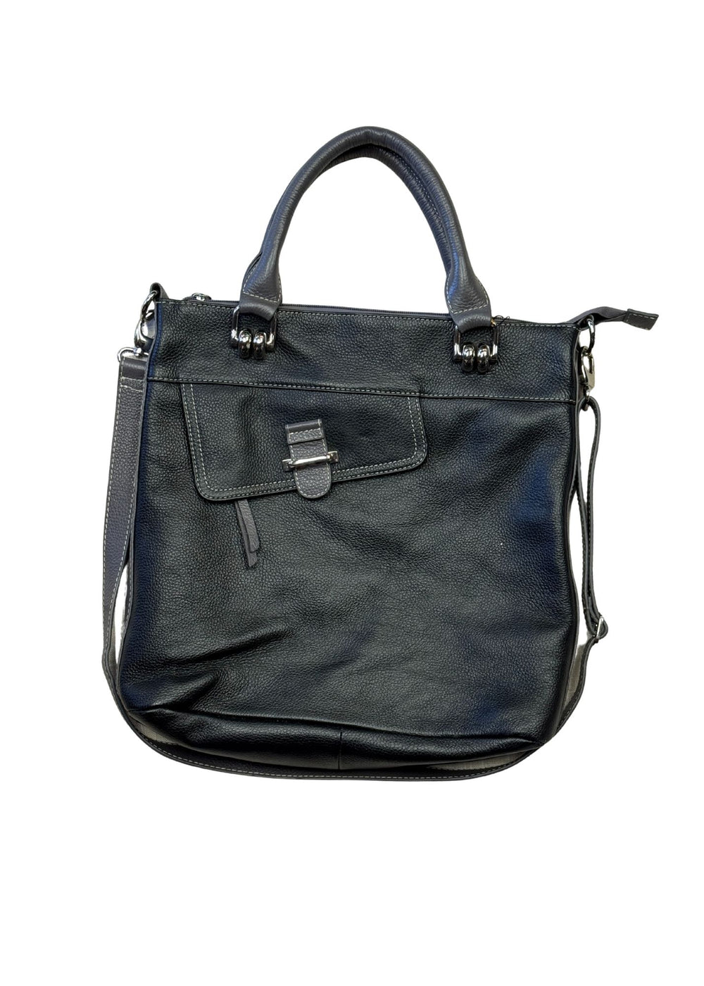 Pre-loved Vince Belle Black & Gray Tote Bag