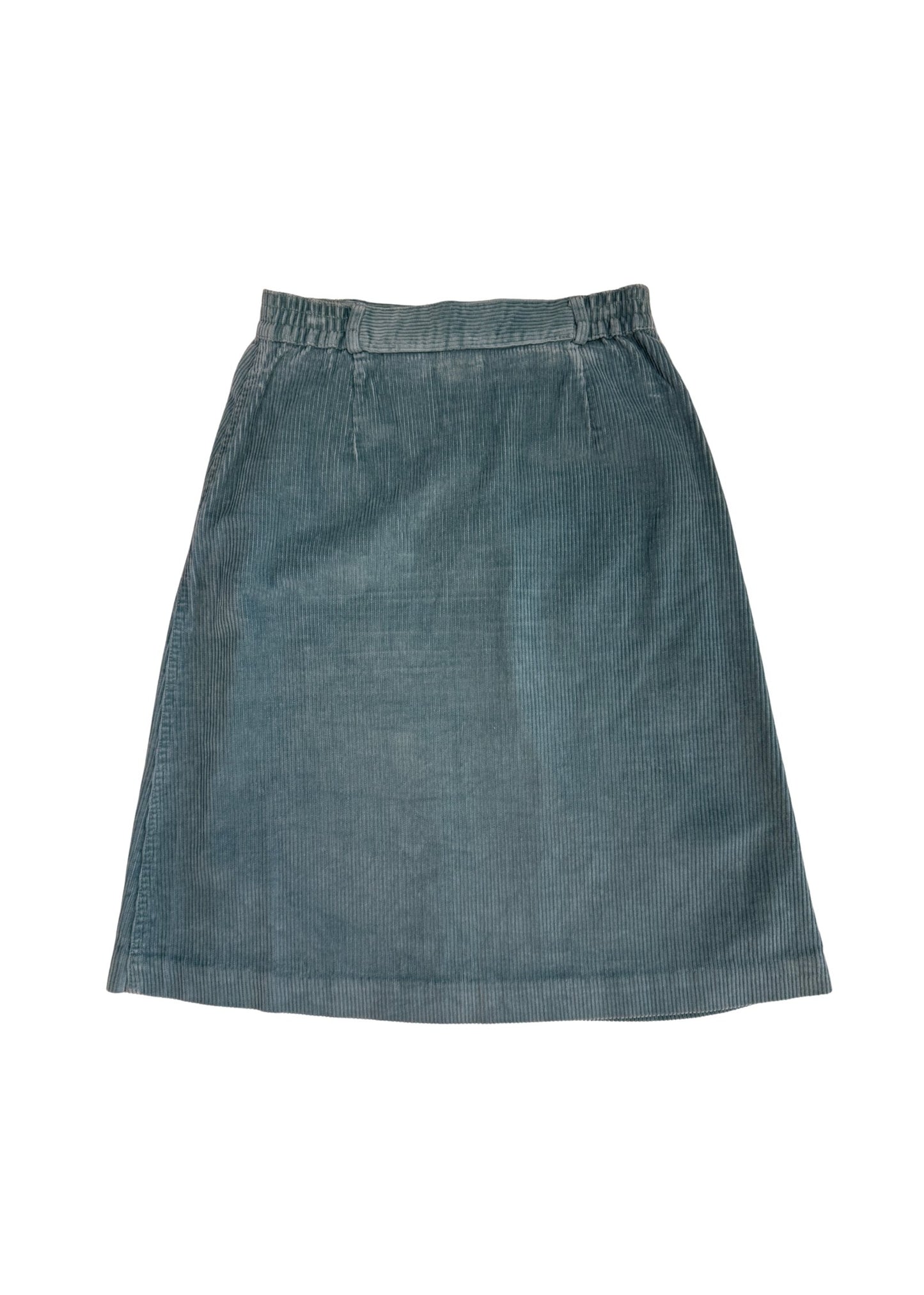 Pre-loved Light Blue Corduroy Skirt - Size M