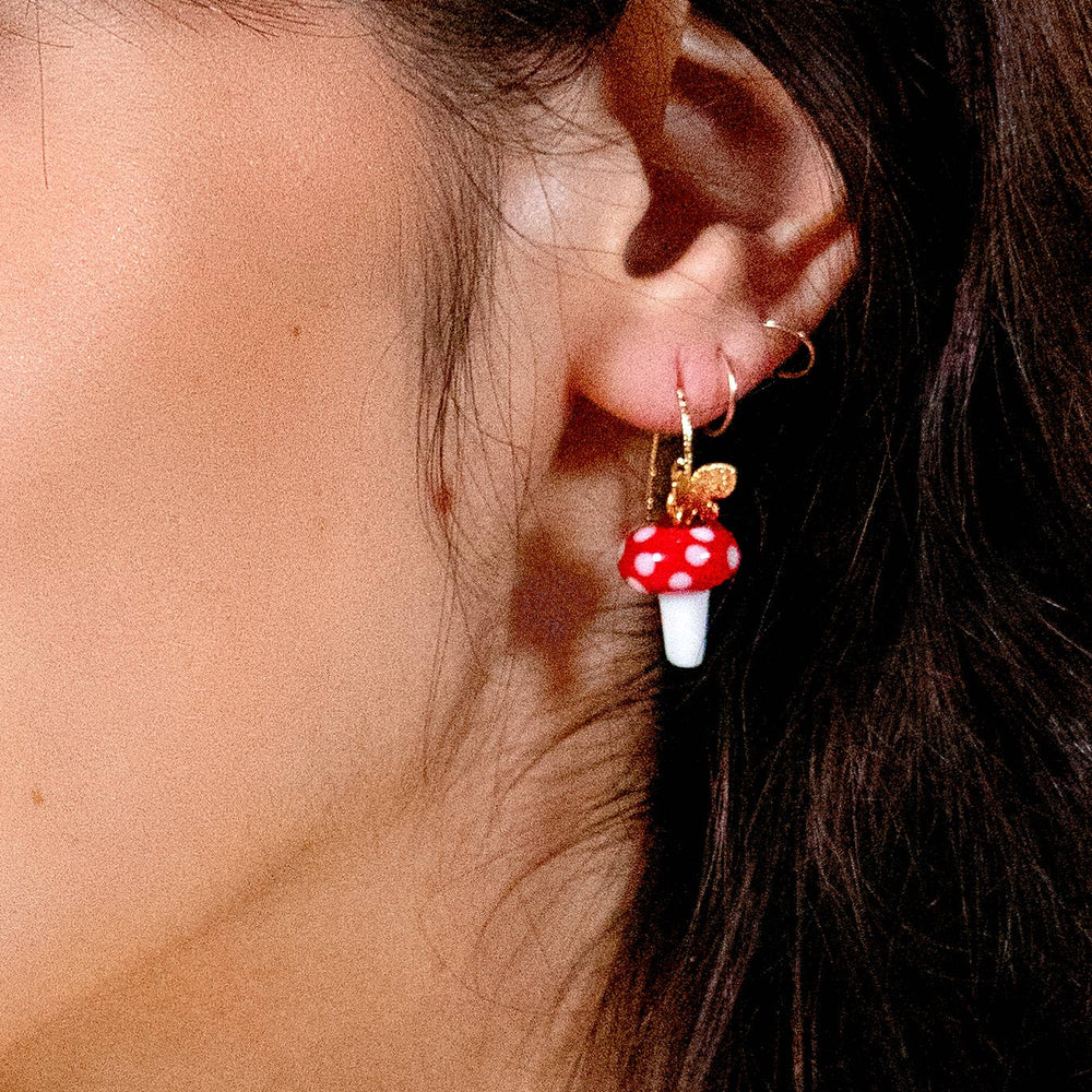 
                      
                        Oh Shiitake Earrings - 18K Gold Plated
                      
                    