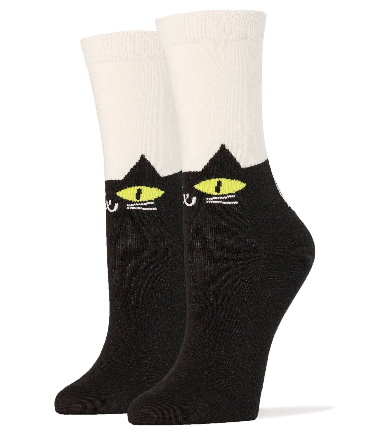 It's Meow Or Never | Women's Cotton Crew Funny Socks