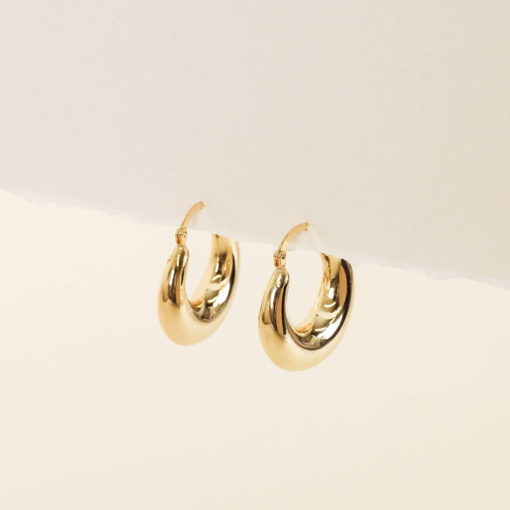
                      
                        Gold Hoop - Sculptural Wide - Earrings
                      
                    