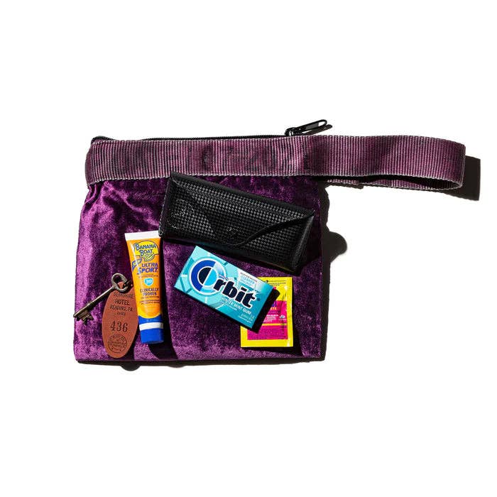 
                      
                        Upcycled Velvet Sling Belt Pouch
                      
                    