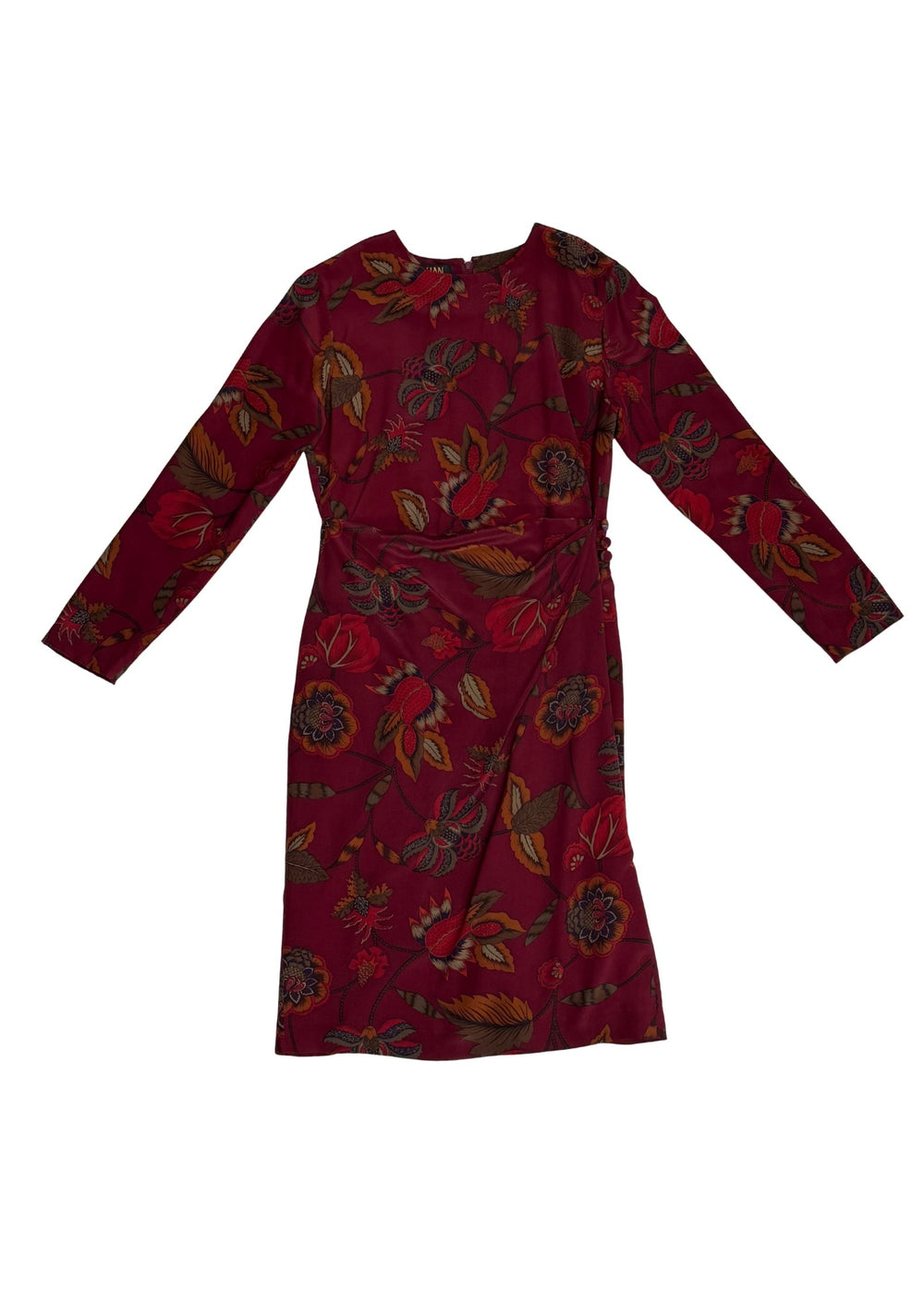 Pre-Loved Red Floral Dress - Size S