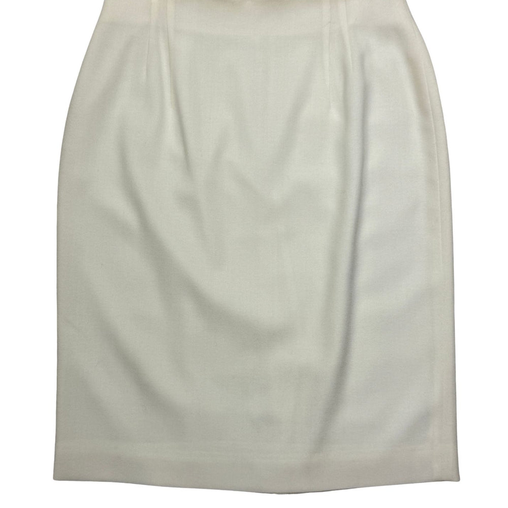 Pre-loved Cream Wool Skirt - Size XL